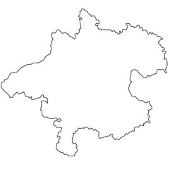 Oberösterreich - map of the region of the country Austria