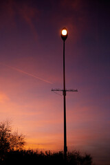 Sunset by the sea in Turkey