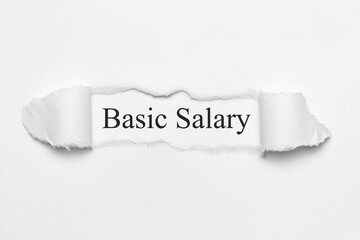 Fototapeta premium Basic Salary 