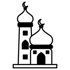 illustration of a mosque