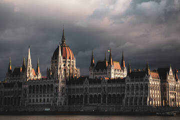 Fototapeta premium Hungarian parliament building.