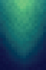 Dark blue gradient mosaic background to green. Vertical abstract pattern. Square pixel shape. Design texture elements for banners, covers, posters, backdrops, walls. Vector illustration.