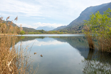 Lago di Piano bei Porlezza Italien