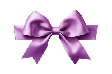 Violet silky ribbon with bow. Gift boxes.