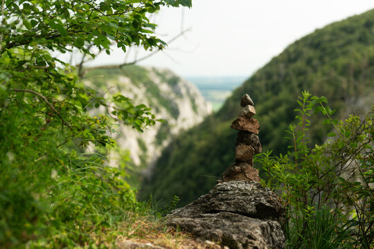 Rock Cairns in Slovakia Zadiel