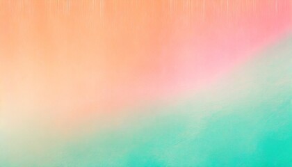 orange pink teal green abstract retro grainy gradient background noise texture effect summer poster design