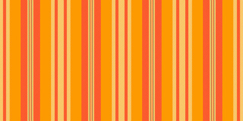 Obraz premium Dye textile vector vertical, strip seamless background texture. Individuality stripe fabric lines pattern in bright and light goldenrod yellow colors.