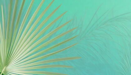 trendy exotic palm leaf abstract background