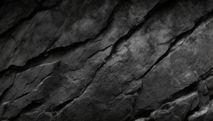 black white grunge background rock texture with cracks stone wall background with copy space for...