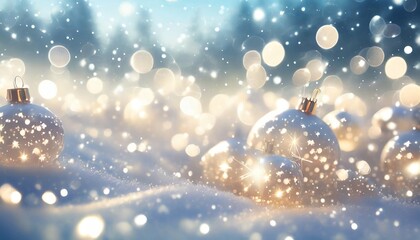 Obraz na płótnie Canvas christmas winter crystals illumination background generative ai