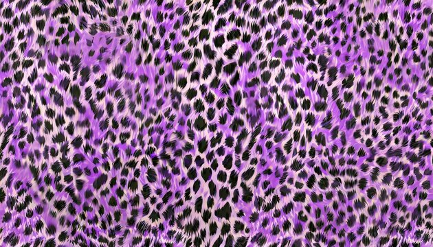 purple lilac leopard animal print fur pattern fabric