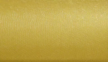 Muurstickers yellow alligator crocodile skin leather wallpaper background © Enzo