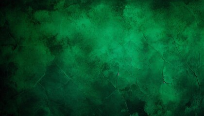 black dark jade emerald green grunge background old painted concrete wall plaster close up rough dirty grainy broken damaged distressed abandoned cracked or spooky scary horror concept design - obrazy, fototapety, plakaty