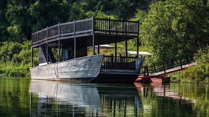 Riverboat on the Kavango river