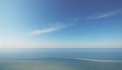 Fototapeta na wymiar ocean breeze soothing atmosphere clear blue sky phone wallpaper background ai generated