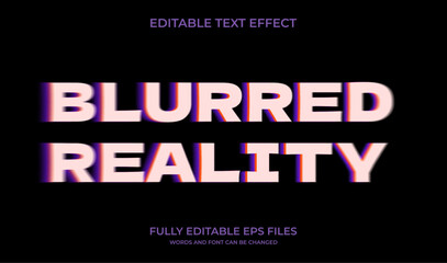  rgb effect gradient blur editable text effect