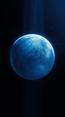 Obraz premium An Artist's Rendering of a Blue Planet in Space