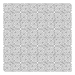 Maze puzzle game vector pattern