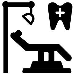 dental insurance glyph style icons