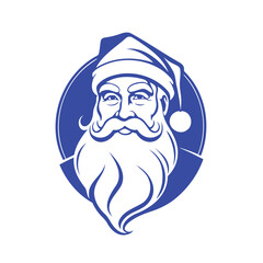 Illustration of Santa Emblem