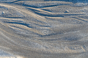 Patterns in the sand on Ballywalter beach Co Down