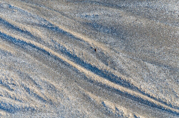 Patterns in the sand on Ballywalter beach Co Down