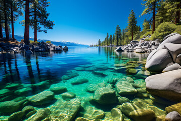Tahoe with natural views - obrazy, fototapety, plakaty
