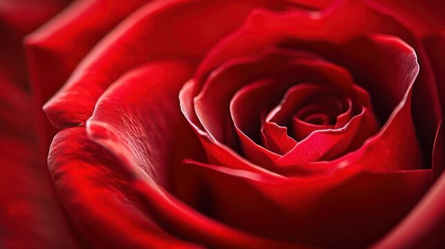 Closeup of red rose valentines day wallpaper banner,  14th February relationship couple romantic card