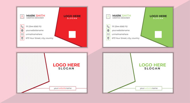 Modern Creative Business Card Design In Two Theme 2024 
