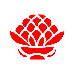  Chinese New Year flat design element