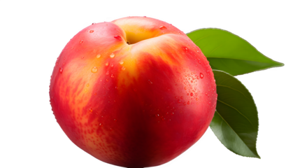 Nectarine, transparent background, high-resolution image, stone fruit, fresh and juicy, summer fruit, fruit illustration, nectarine clipart