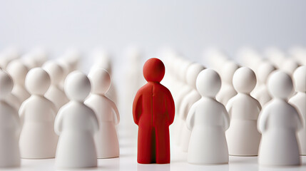 Stand out unique people for a leadership .