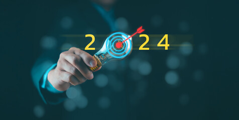 2024 target action plan goal business for finance growth strategies achievement economic vision...