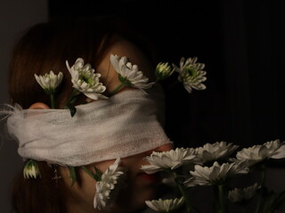 A girl dreams of beauty