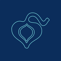 Vintage ornate linear ornaments in Kazakh traditional style. Asian floral designs. Abstract Asian elements of the national pattern of the ancient nomads of the Kyrgyz, Mongols, Kazakhs, Tatars.