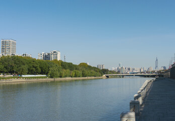 view of  Chinese Nanjing qinhua