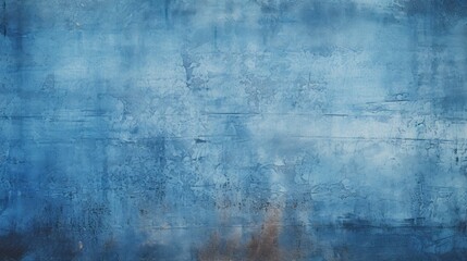 Fototapeta na wymiar Grunge Style Textured Blue Background.