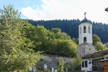 Fototapeta na wymiar Historical town of Shiroka Laka, Smolyan Region, Bulgaria