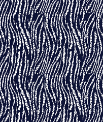 abstracted allover vector negative pattern on navy background.