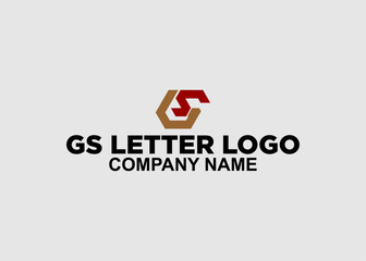 logo gs letter company name