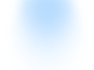  Blue gradient light on transparent background 