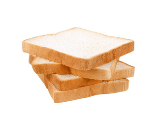 Sliced bread isolated on transparent background. PNG