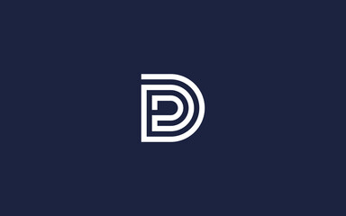 letter d or dd logo icon design vector design template inspiration