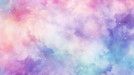 Galaxy background. Pastel galaxy patterned background. 