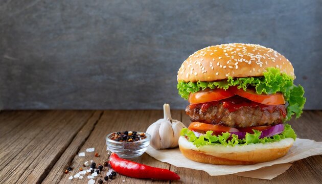 Spice it Right: A Delicious Homemade Beef Burger Showcase