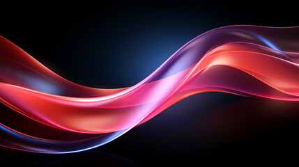 abstract colorful glowing wavy perspective with fractals and curves background 16:9 widescreen wallpapers