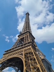 Wieża Eiffla, paryż, francja - obrazy, fototapety, plakaty