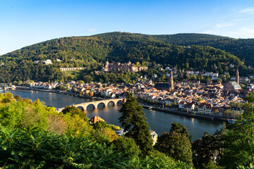 Germany, Heidelberg landscape old town