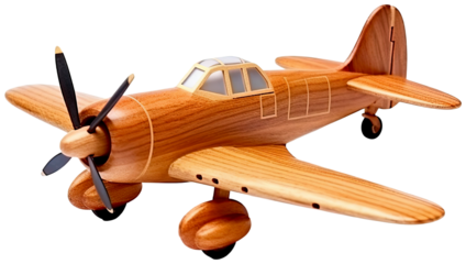 Toy model airplane illustration PNG element cut out transparent isolated on white background ,PNG file ,artwork graphic design.
