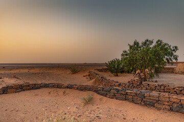 private house at the gates of the Sahara desert